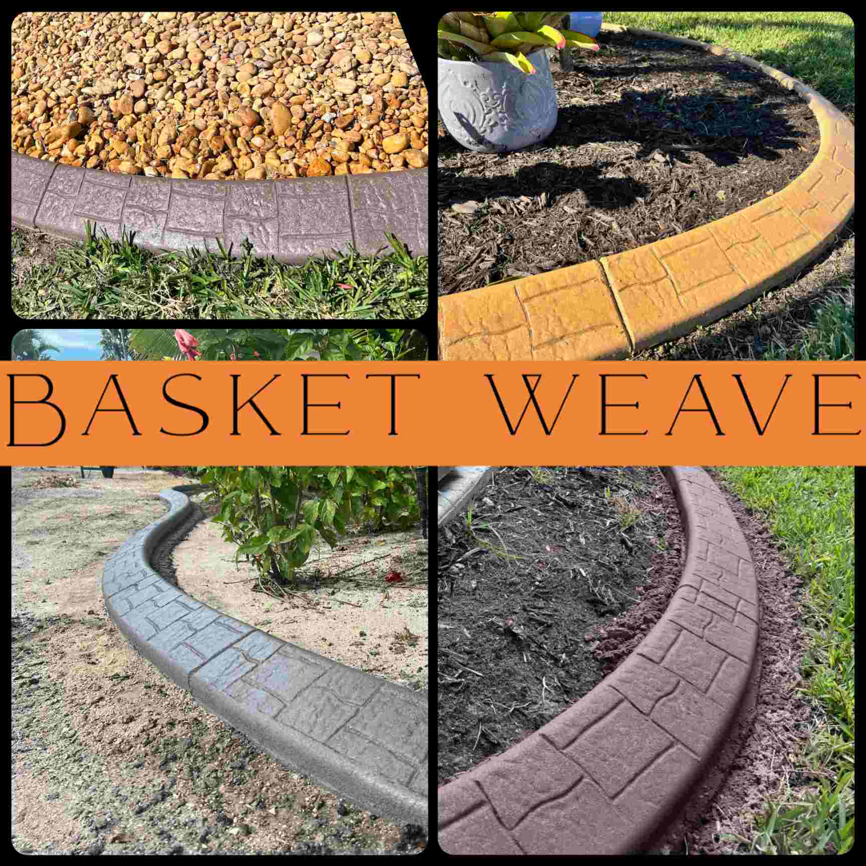 Concrete Solutions – Surface Pro – Landscape Curbing and Edging (Basket Weave)