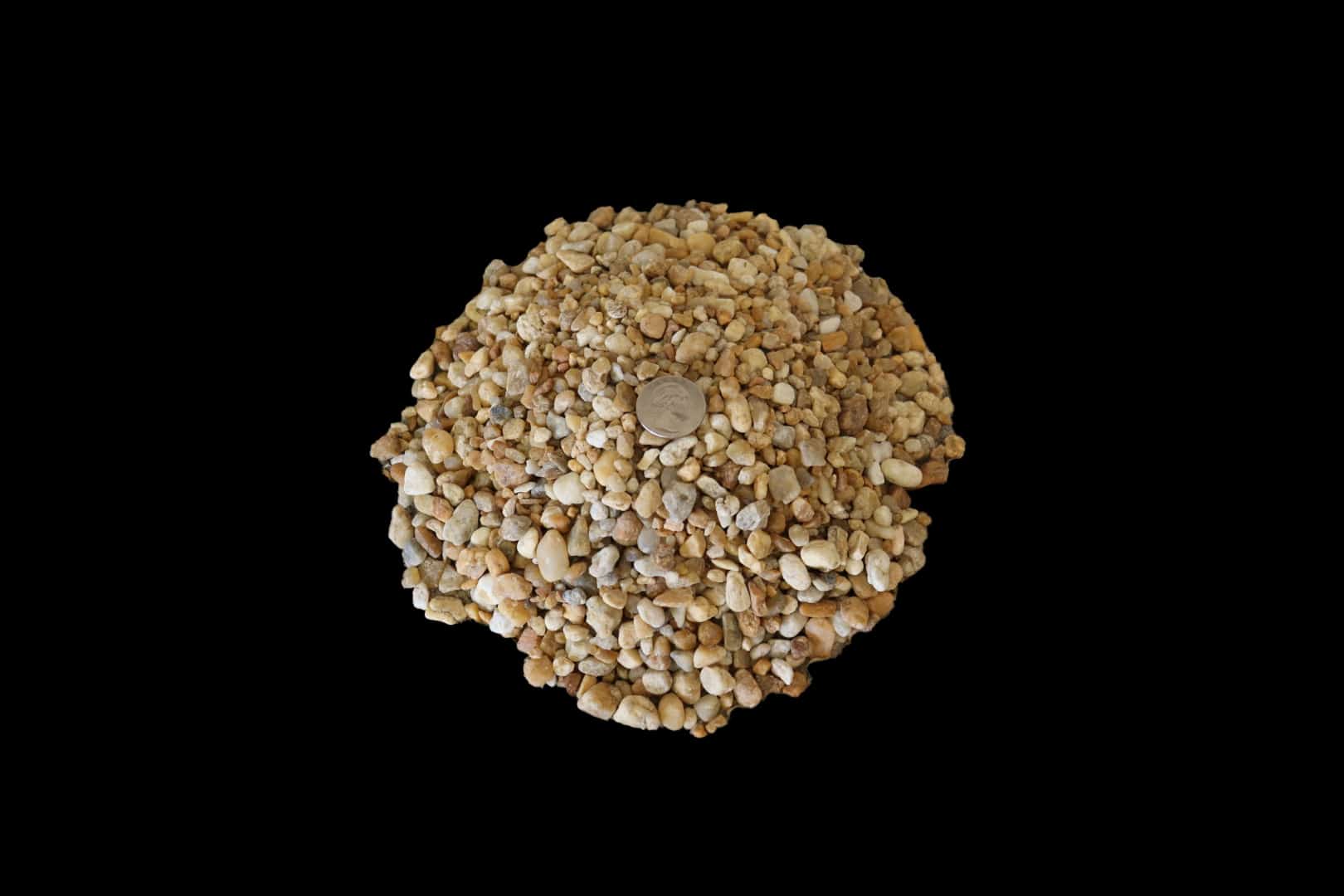 Half inch Brown River Rock